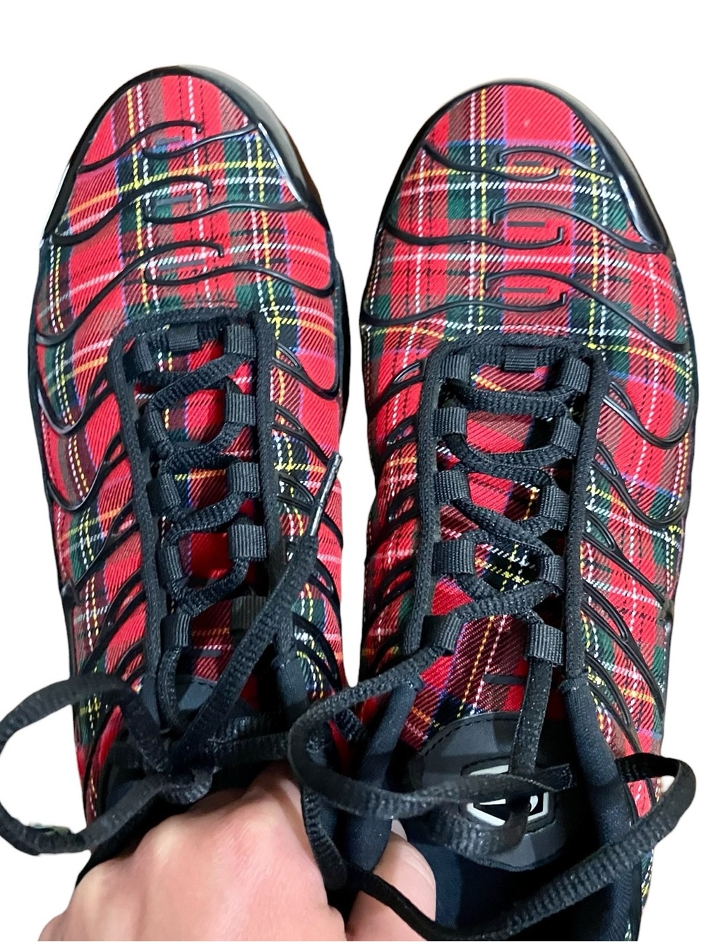 Rare 2018 Nike Women's Air Max Plus 'Tartan' Plaid Sneaker Size 9 - Picture 7 of 11